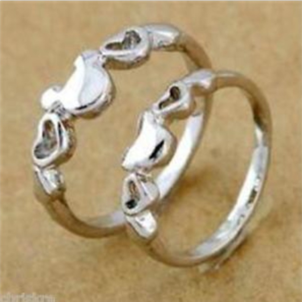 Mickey Mouse Disney Sterling Silver Ring Band Size 5 6 7 8 Thumb Pinkie Stack